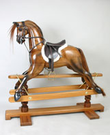 walnut rocking horse